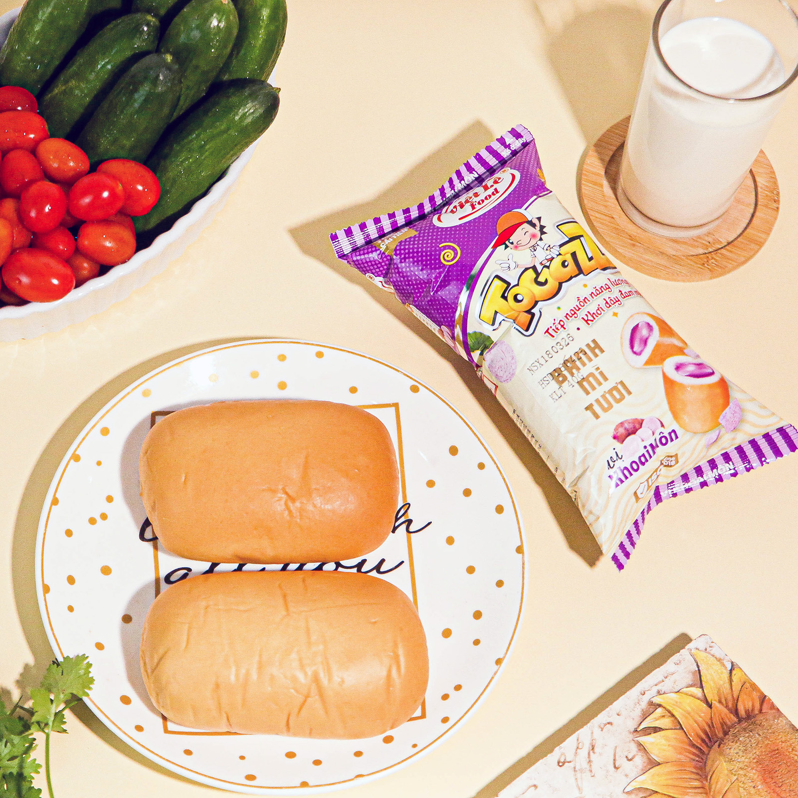 Bánh mì tươi Togazz vị khoai môn
