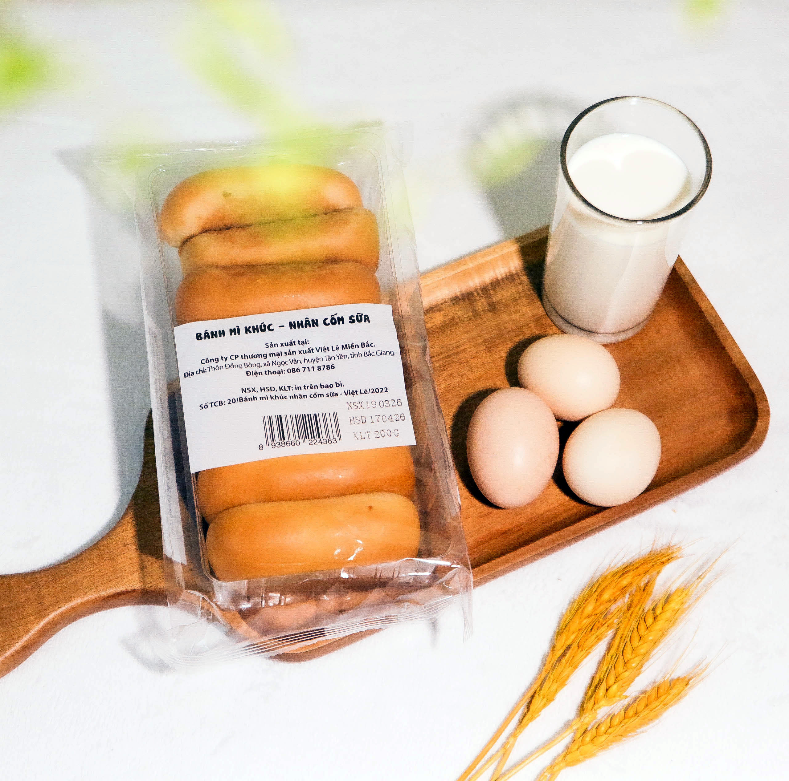 Bánh mì khúc Togazz nhân cốm sữa 200 gram - Ảnh 3