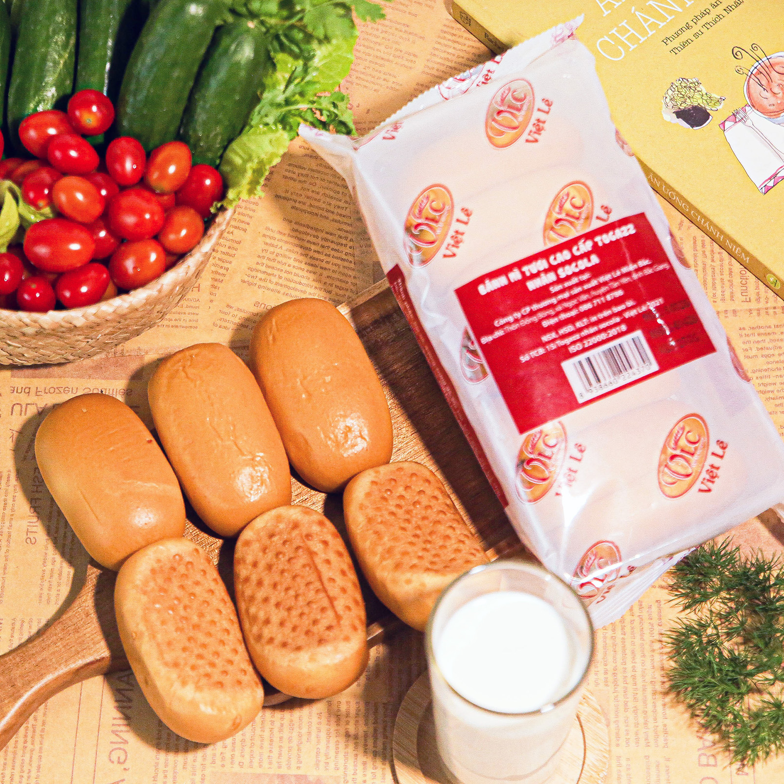 Bánh mì tươi Togazz vị socola 200 gram